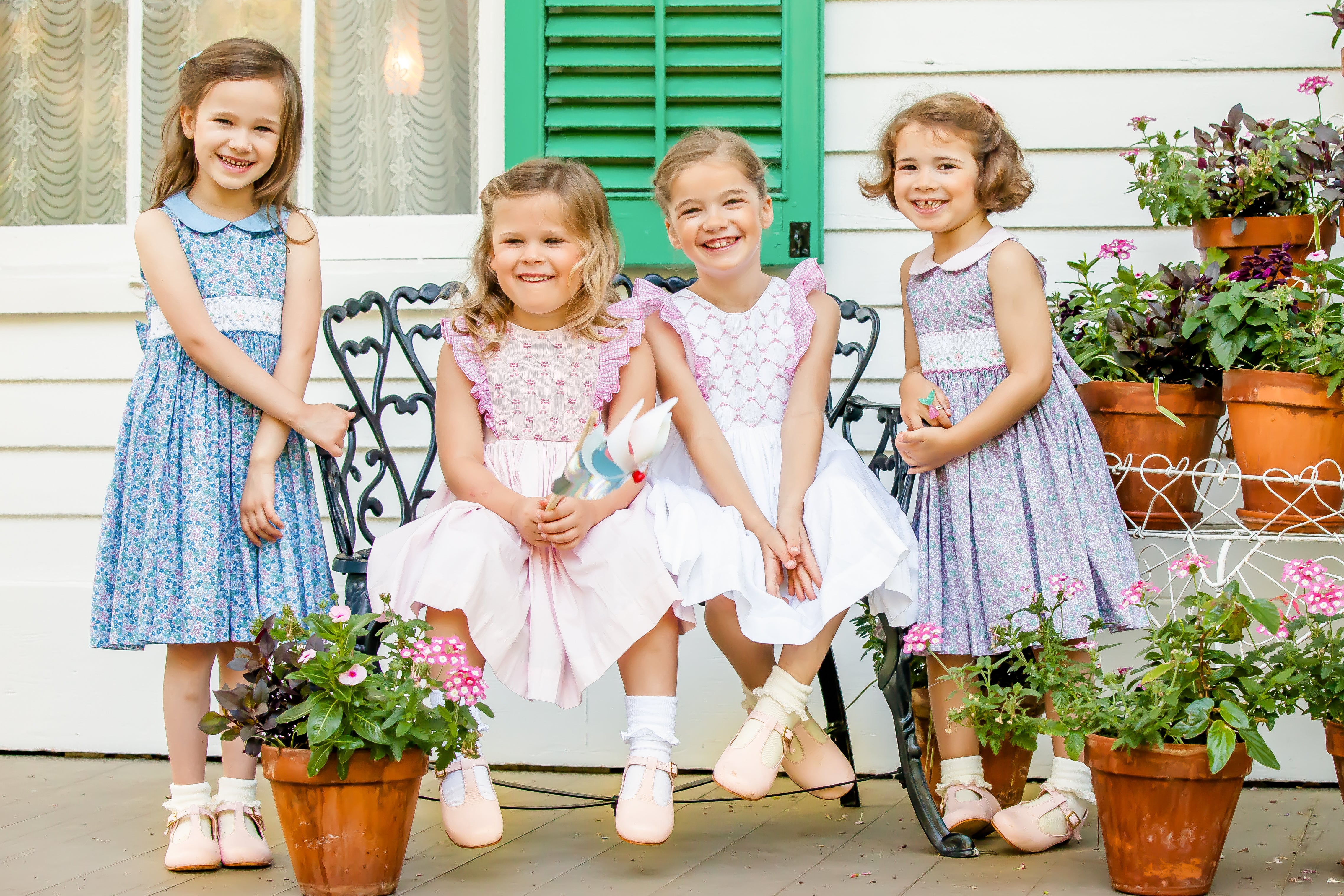 Netti Pink Gingham Dress