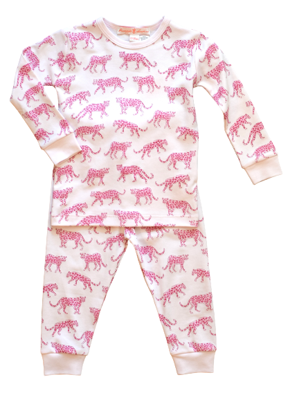Pink Cheetah Pajama Set