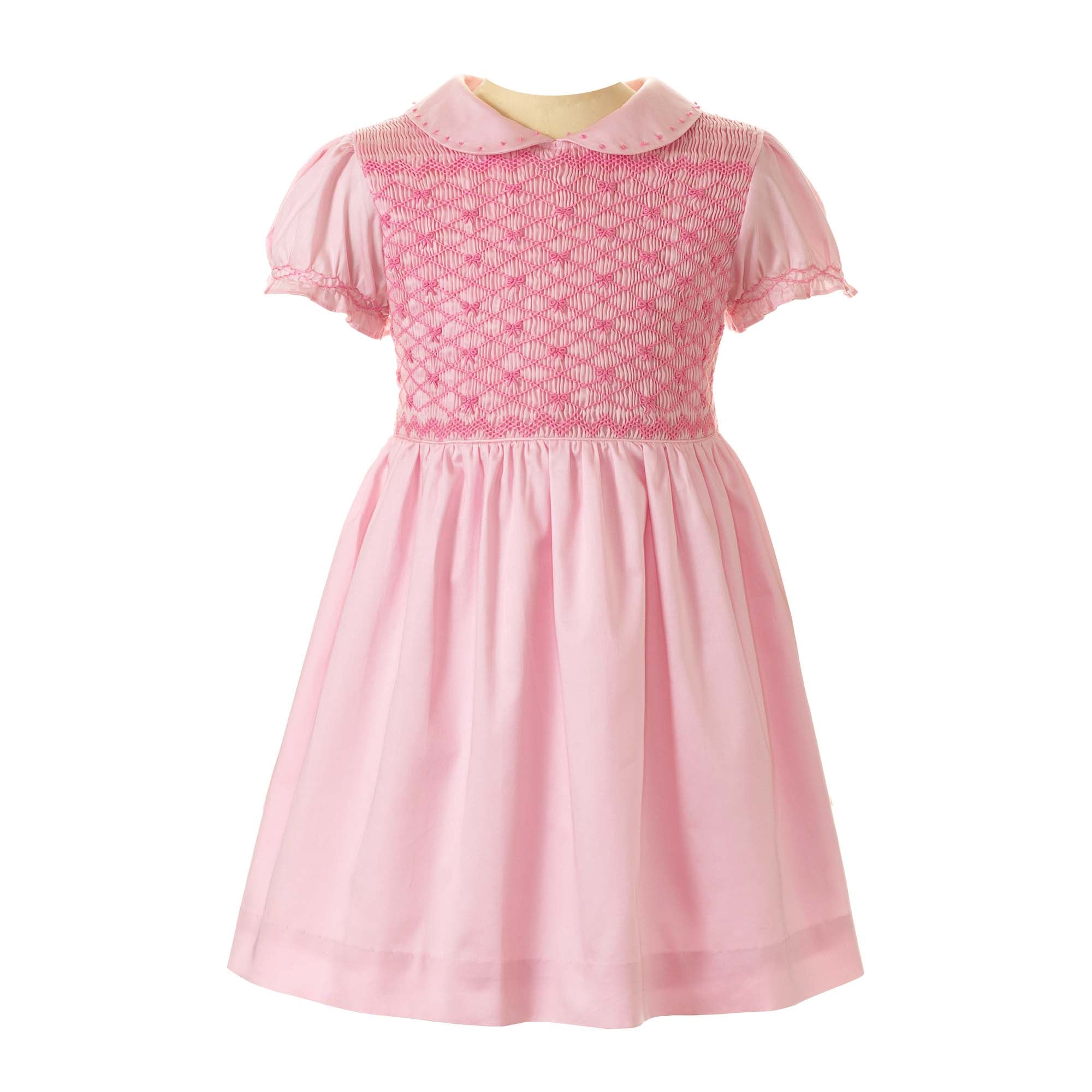 Pink Smocked Rachel Riley Dress