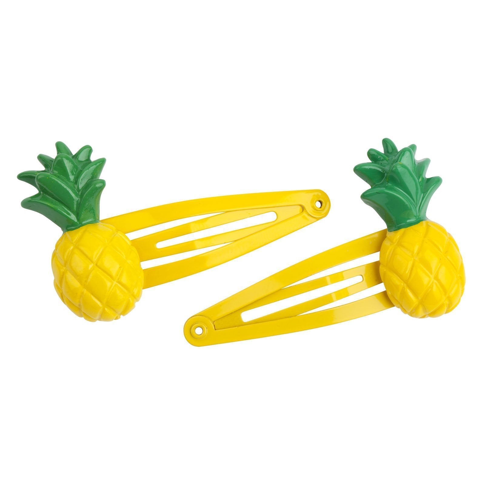 sunnylife pineapple metal hair clip 