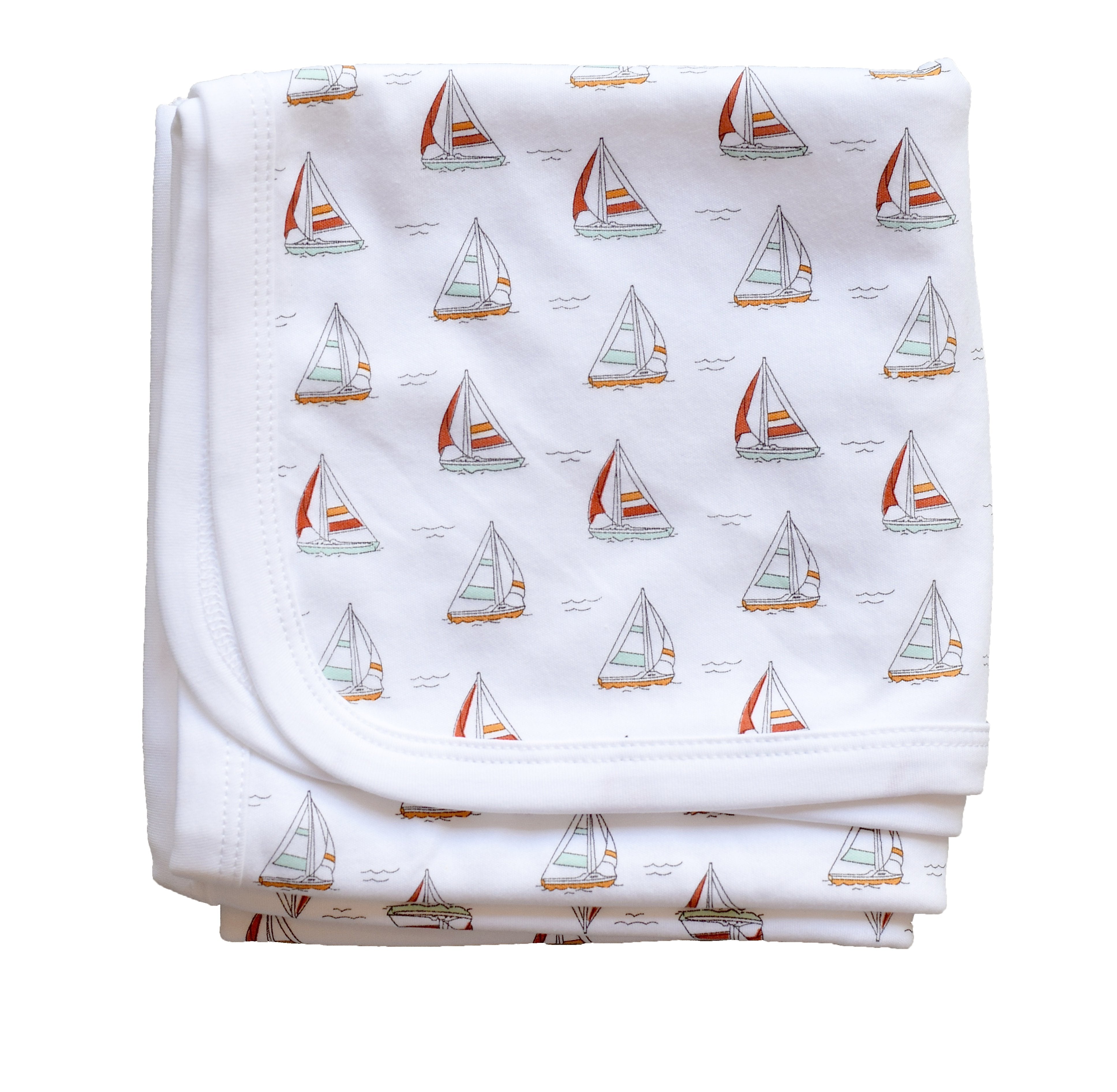 pineapple sunshine pima cotton sailboat blanket