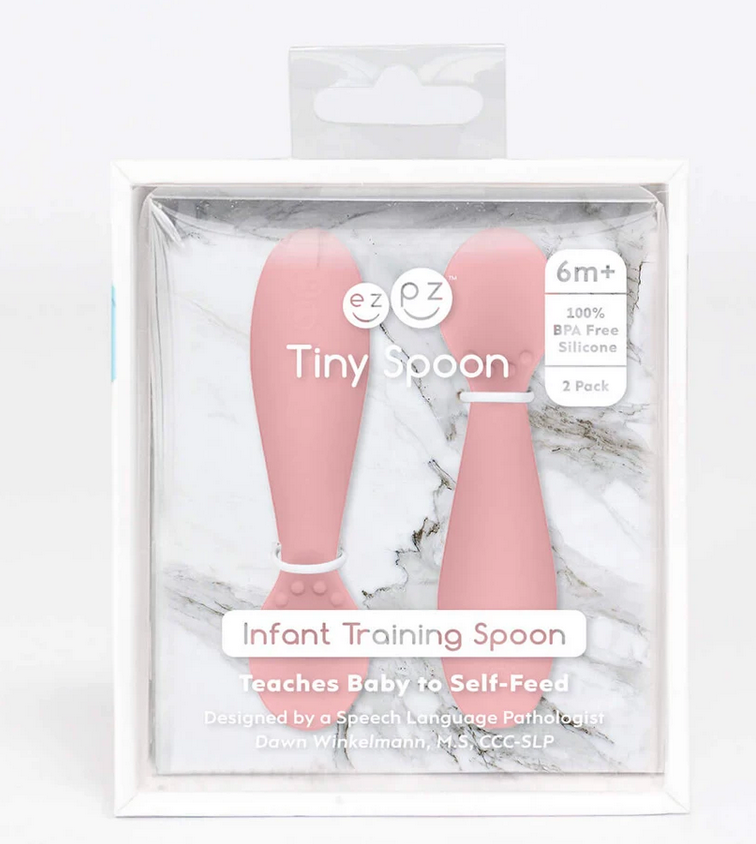 EzPz Silicone Tiny Spoon  Tiny spoons, Baby learning, Ezpz