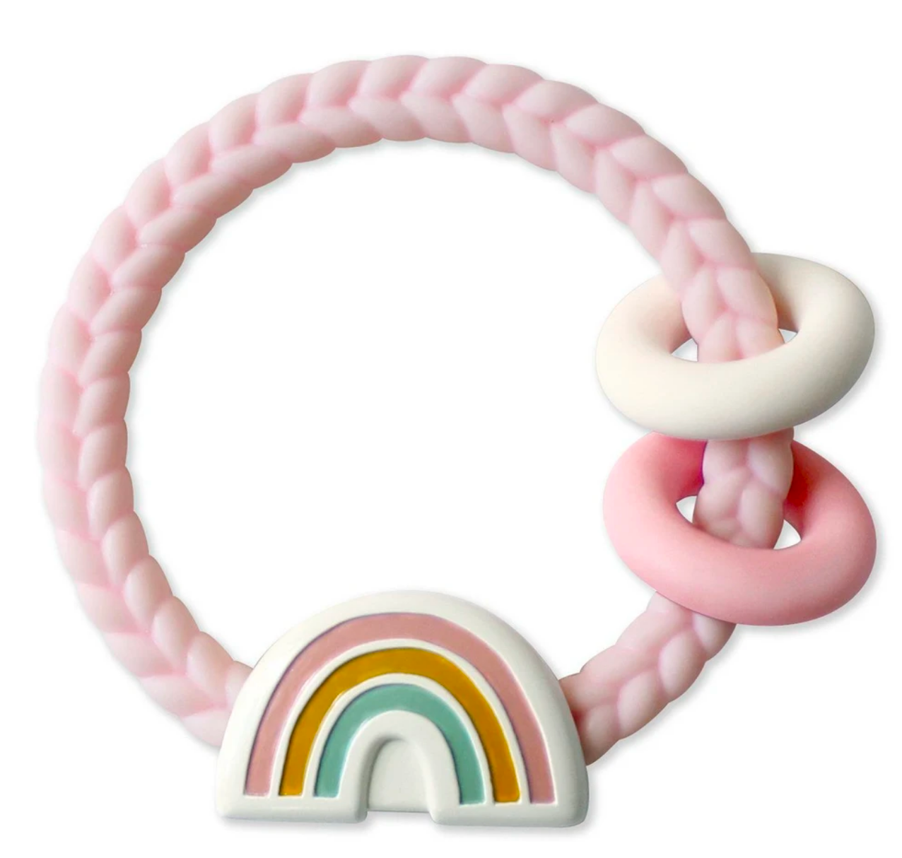 Itzy Ritzy Teething Rattle Rainbow