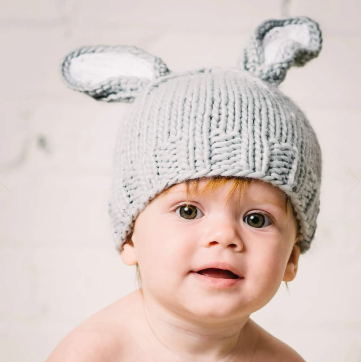 The Blueberry Hill Bailey Bunny Knit Hat