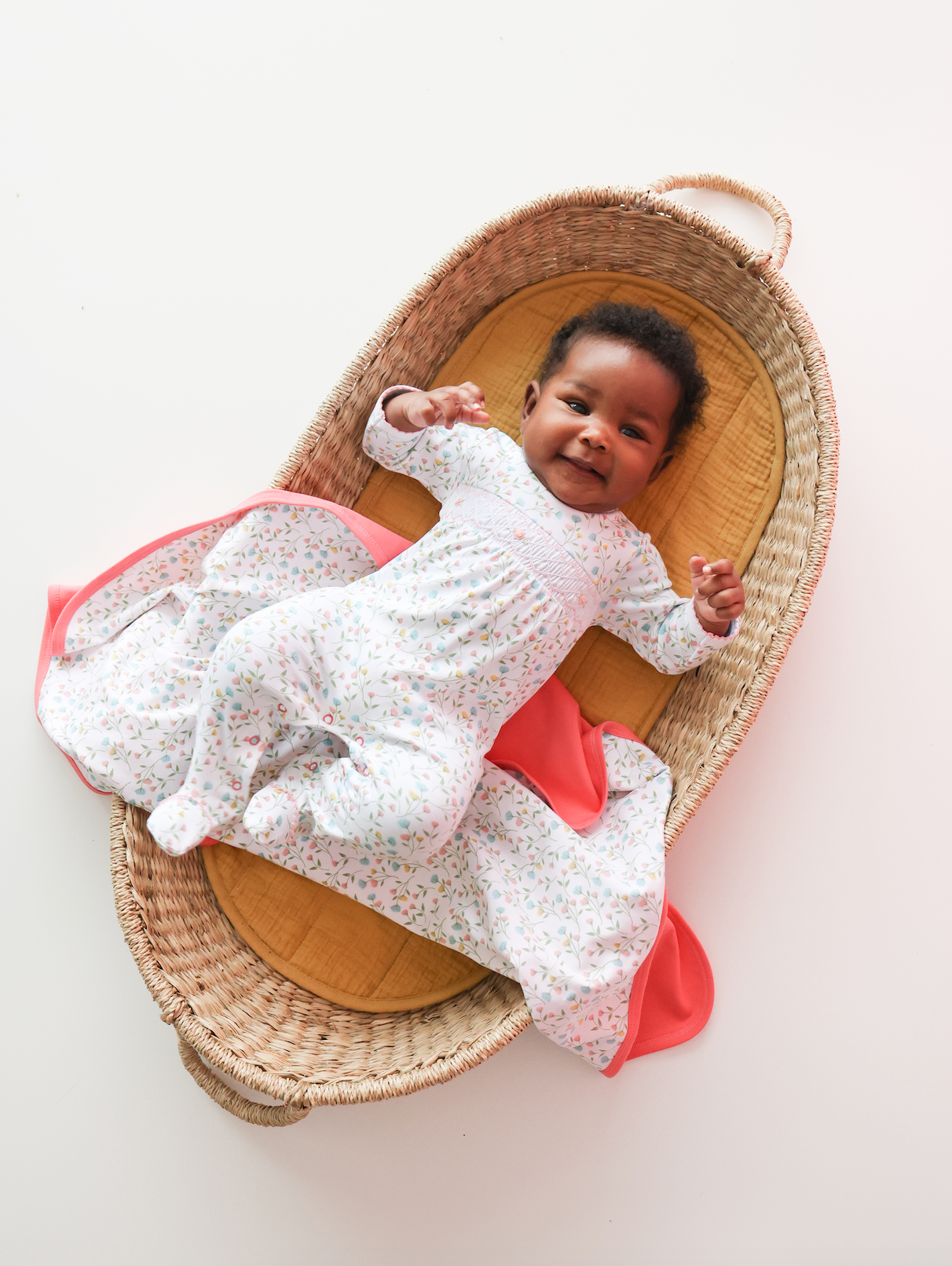 Pineapple Sunshine Pink Arabella Blanket
