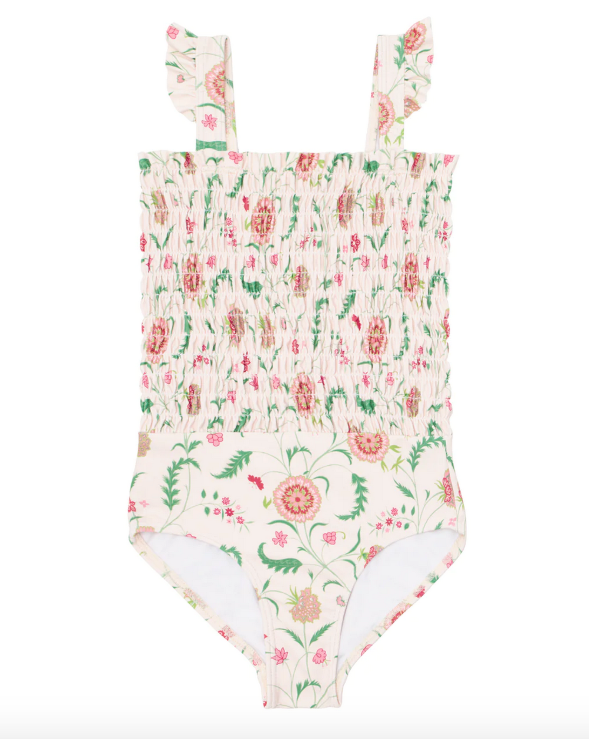 Minnow Swim Minnow x Sister Parish Cloister Botanical Smocked One Piece - Little Birdies Boutique