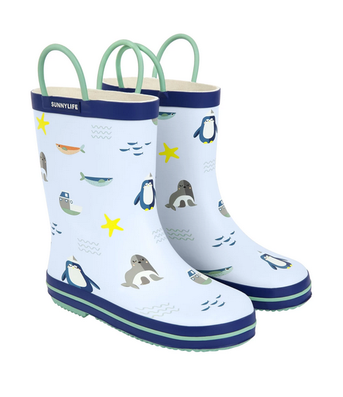sunnylife australia penguin rain boots