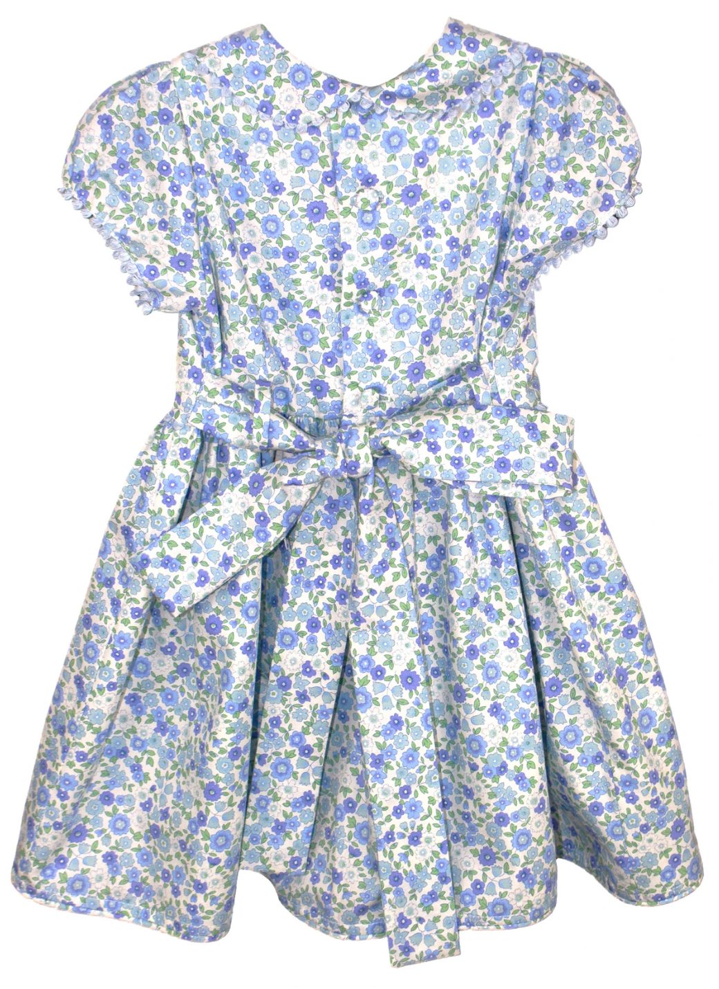 Blue Garden Floral Dress