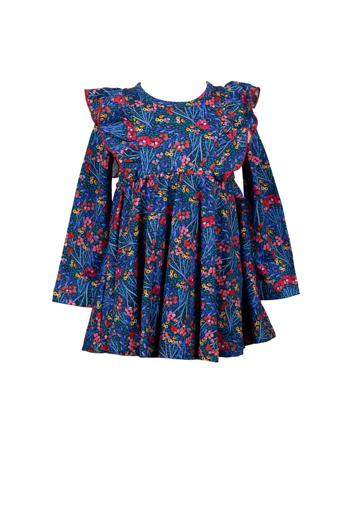 The Proper Peony Winterberry Twirl Dress -  Little Birdies Boutique