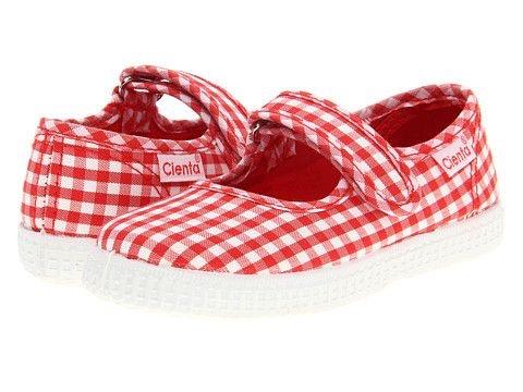 Cienta shoes red gingham mary jane - little birdies boutique