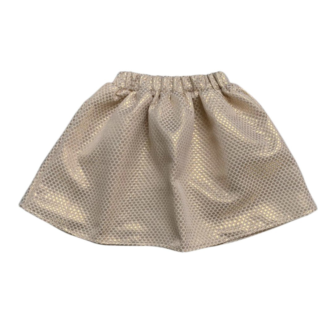Little Olin Gold brocade skirt - Little Birdies Boutique