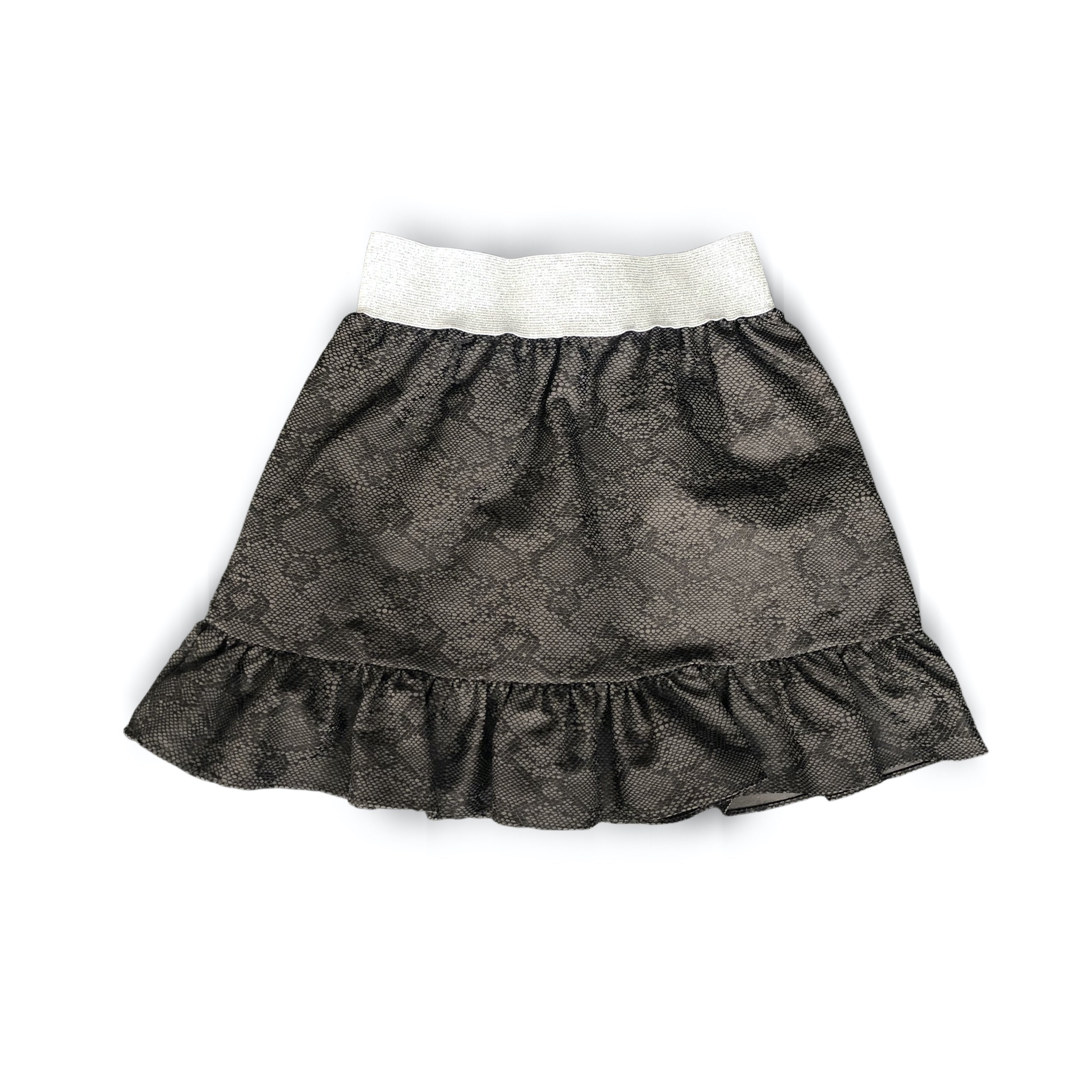 Grey Python Skirt