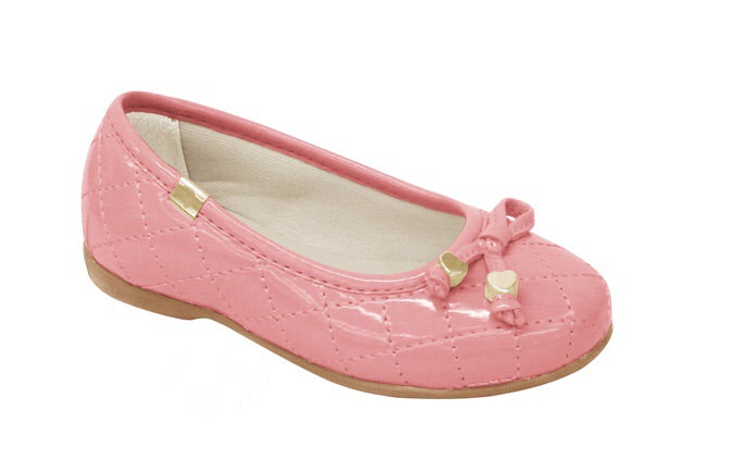 Pampili pink quilted ballet flat