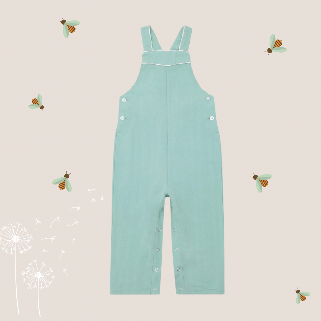 Sea Blue Long Overall